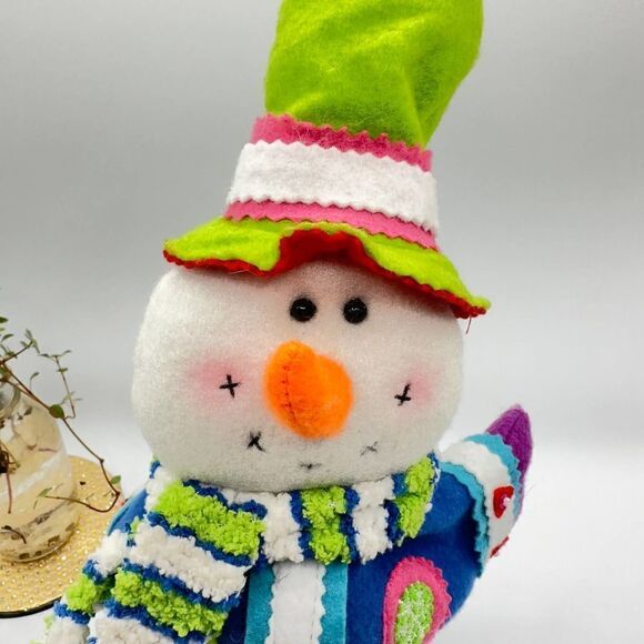 Vintage Snowman Bottle Cover Puppet - Picture 6 of 8